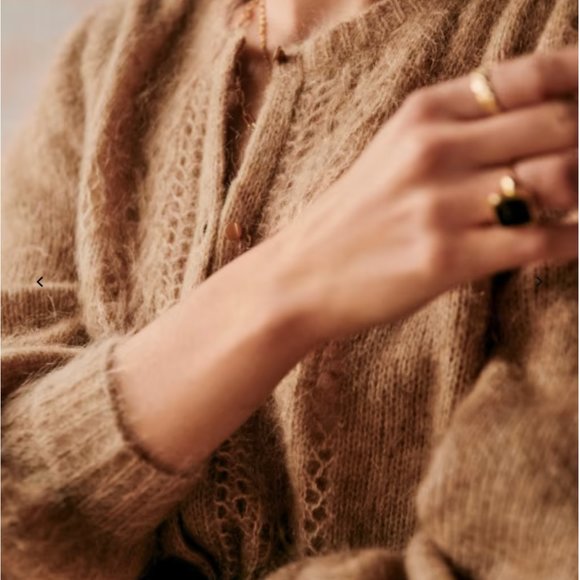 NWT Sezane Egide Jumper - Camel - Picture 3 of 4